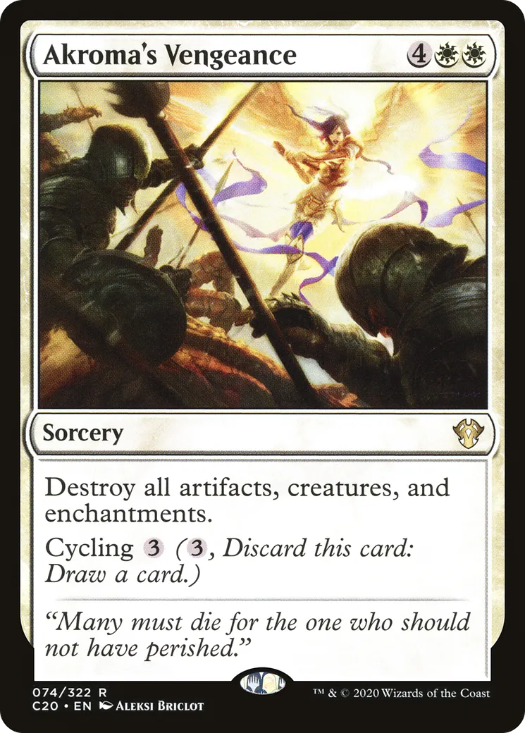 Vengeance selon Akroma — Commander 2020 — Magic: The Gathering
