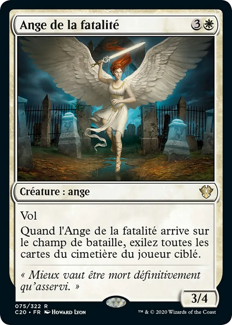 Ange de la fatalité — Commander 2020 — Magic: The Gathering