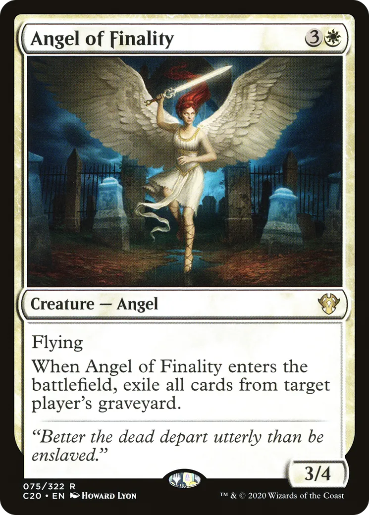 Ange de la fatalité — Commander 2020 — Magic: The Gathering