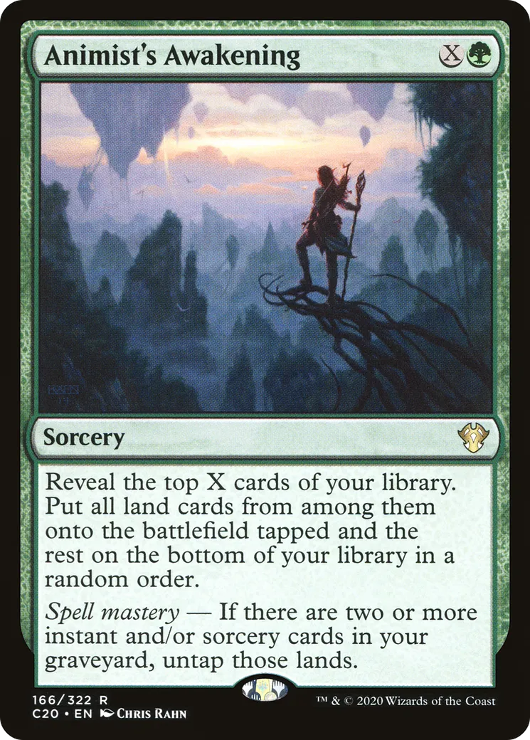 Animist's Awakening — Commander 2020 — Magic: The Gathering