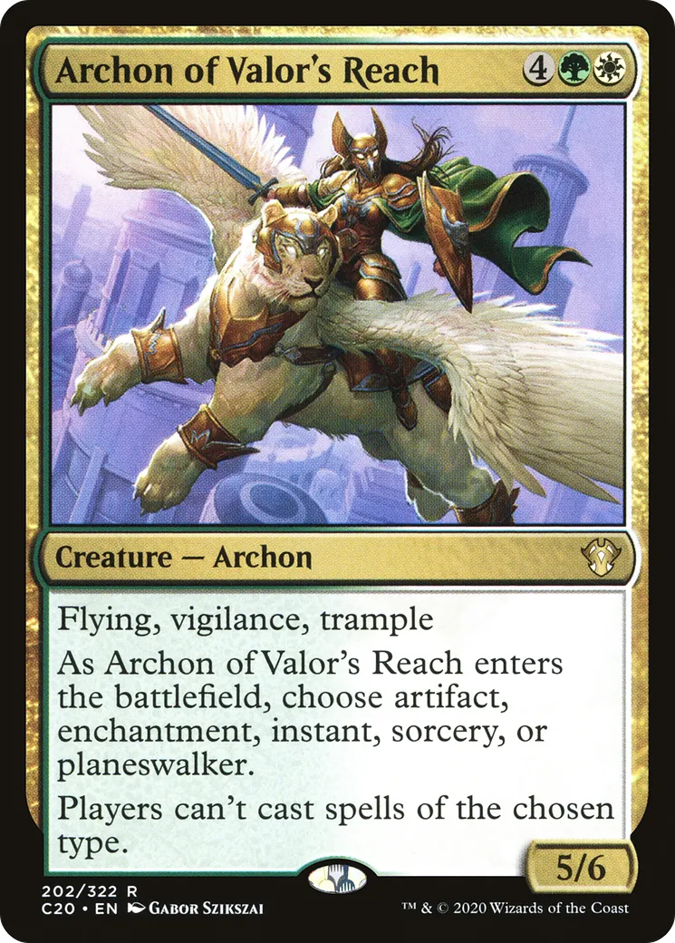Archonte de la Lice de la Bravoure — Commander 2020 — Magic: The Gathering