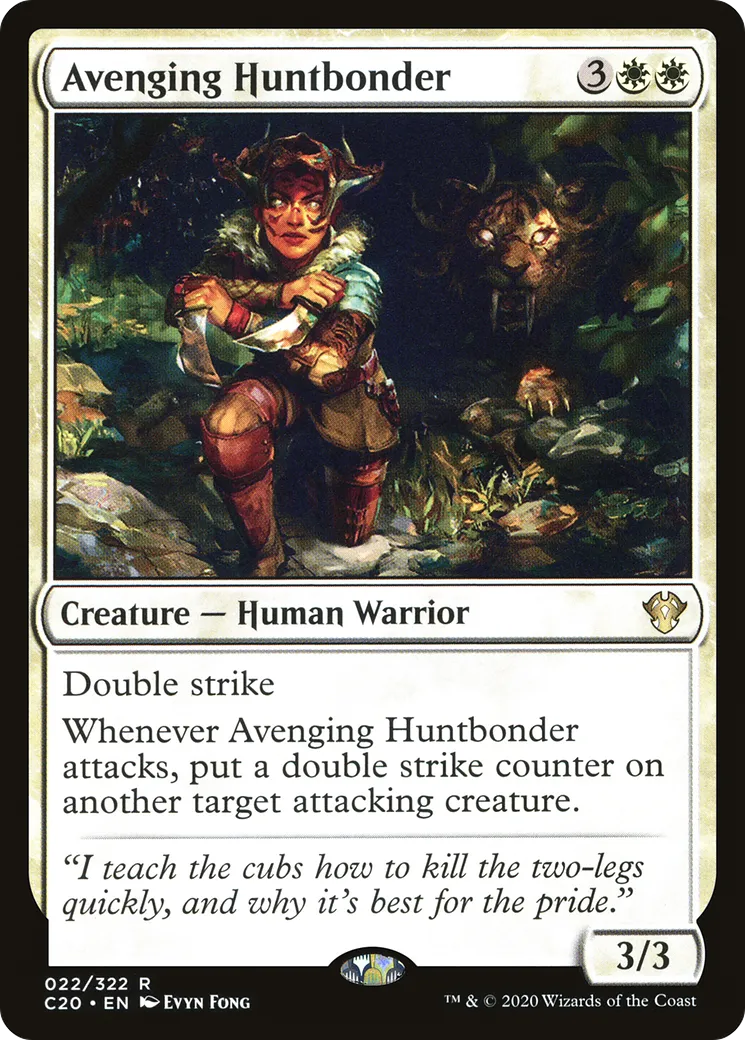 Avenging Huntbonder — Commander 2020 — Magic: The Gathering