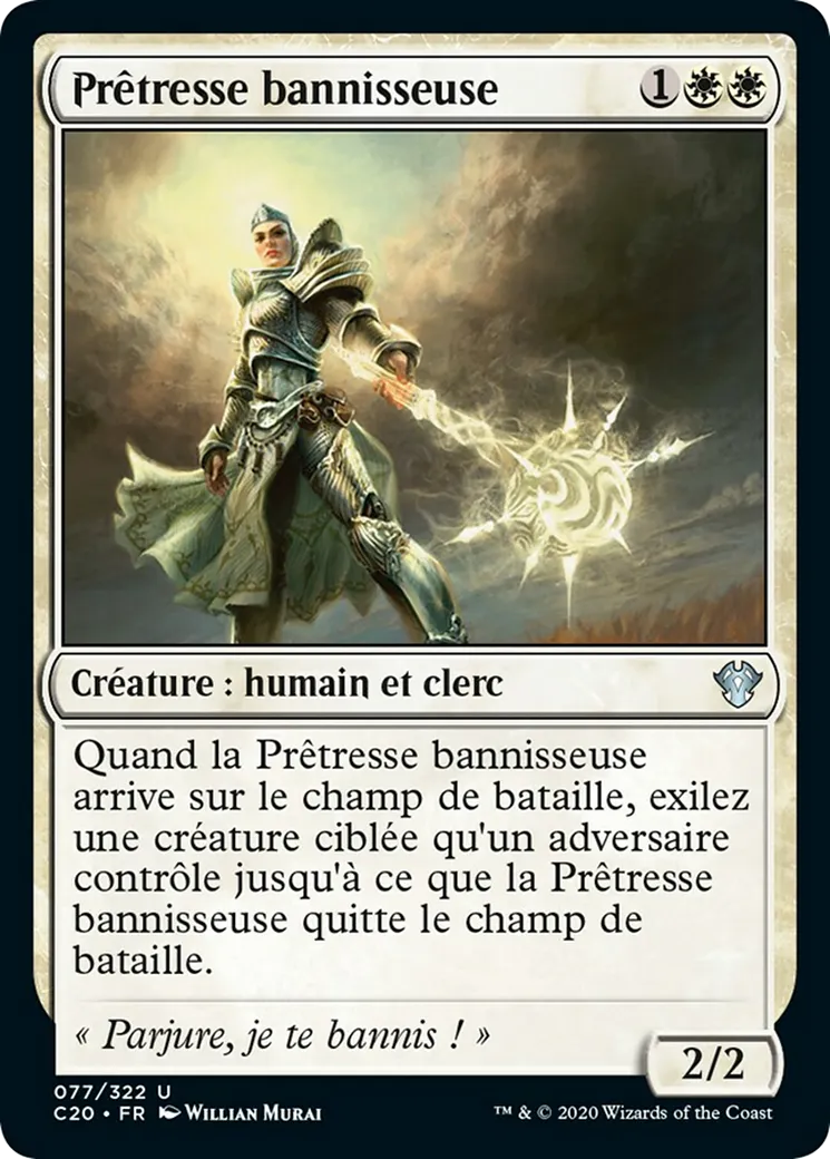 Prêtresse bannisseuse — Commander 2020 — Magic: The Gathering