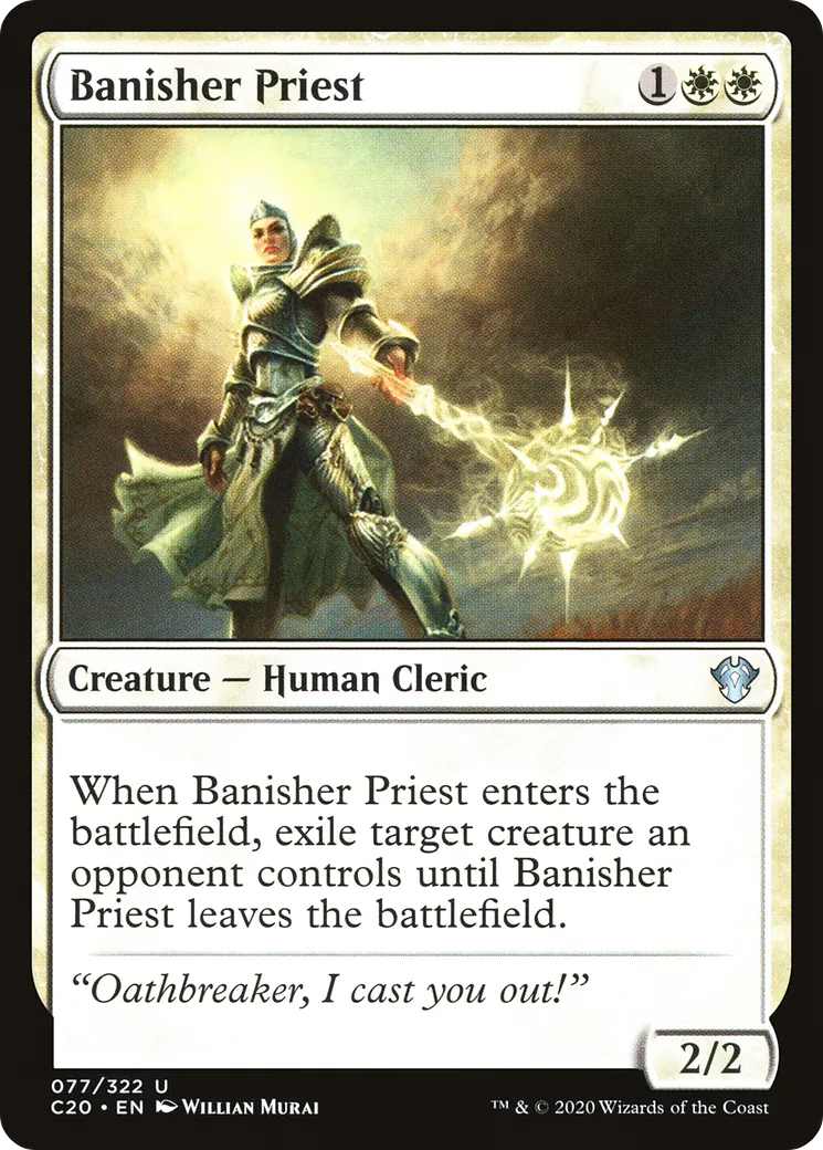Prêtresse bannisseuse — Commander 2020 — Magic: The Gathering