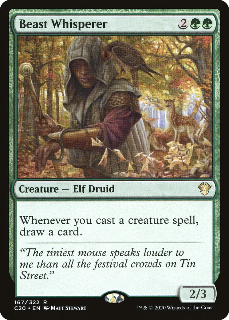 Beast Whisperer — Commander 2020 — Magic: The Gathering