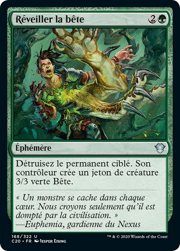Réveiller la bête — Commander 2020 — Magic: The Gathering