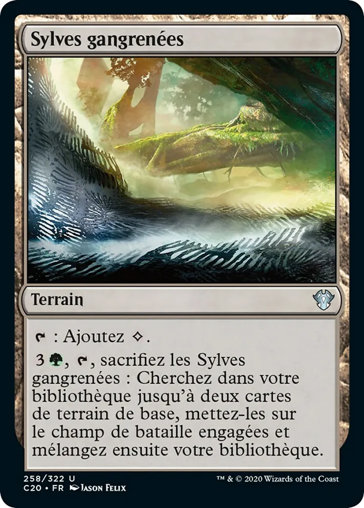 Sylves gangrenées from Commander 2020 - Magic: The Gathering