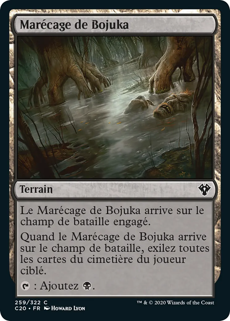 Marécage de Bojuka — Commander 2020 — Magic: The Gathering