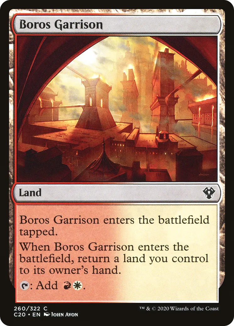 Boros Garrison — Commander 2020 — Magic: The Gathering