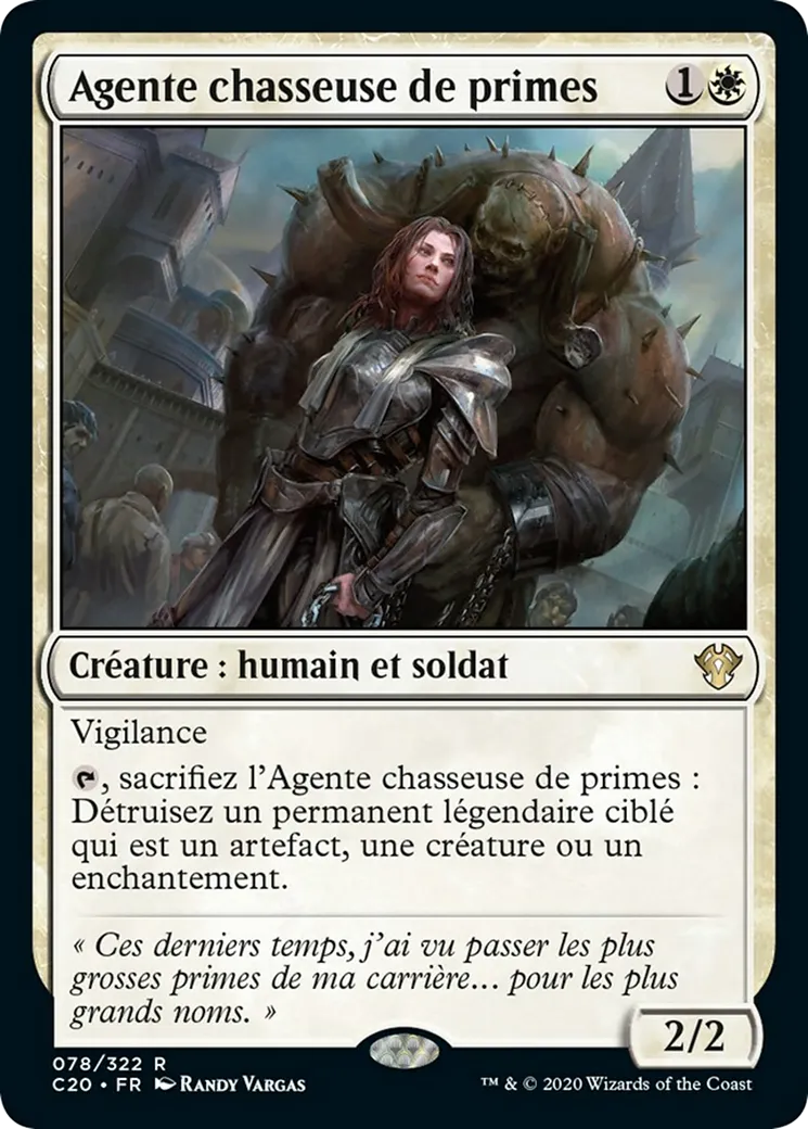 Agente chasseuse de primes — Commander 2020 — Magic: The Gathering
