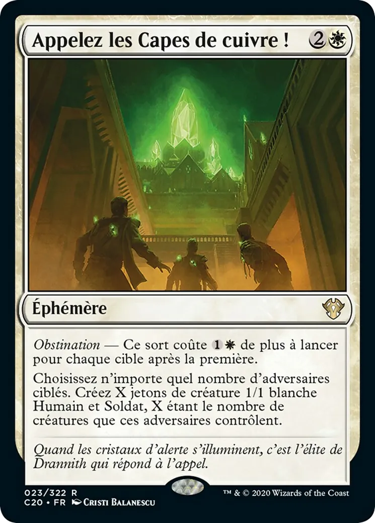 Appelez les Capes de cuivre ! — Commander 2020 — Magic: The Gathering