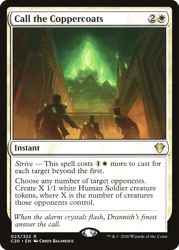 Call the Coppercoats — Commander 2020 — Magic: The Gathering