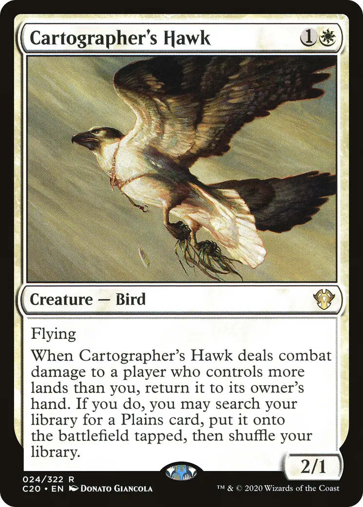 Cartographer's Hawk — Commander 2020 — Magic: The Gathering