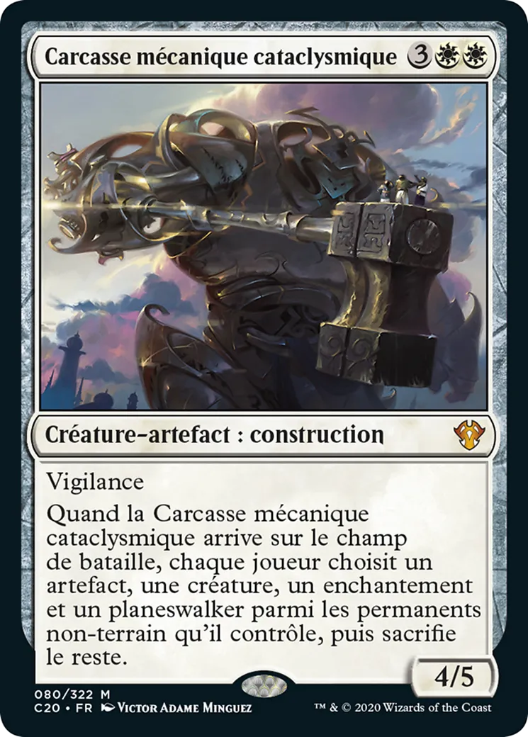 Carcasse mécanique cataclysmique — Commander 2020 — Magic: The Gathering