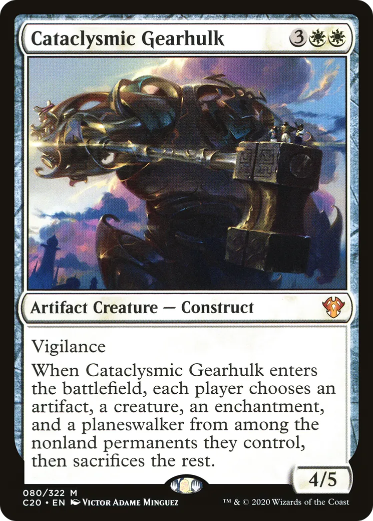 Cataclysmic Gearhulk — Commander 2020 — Magic: The Gathering