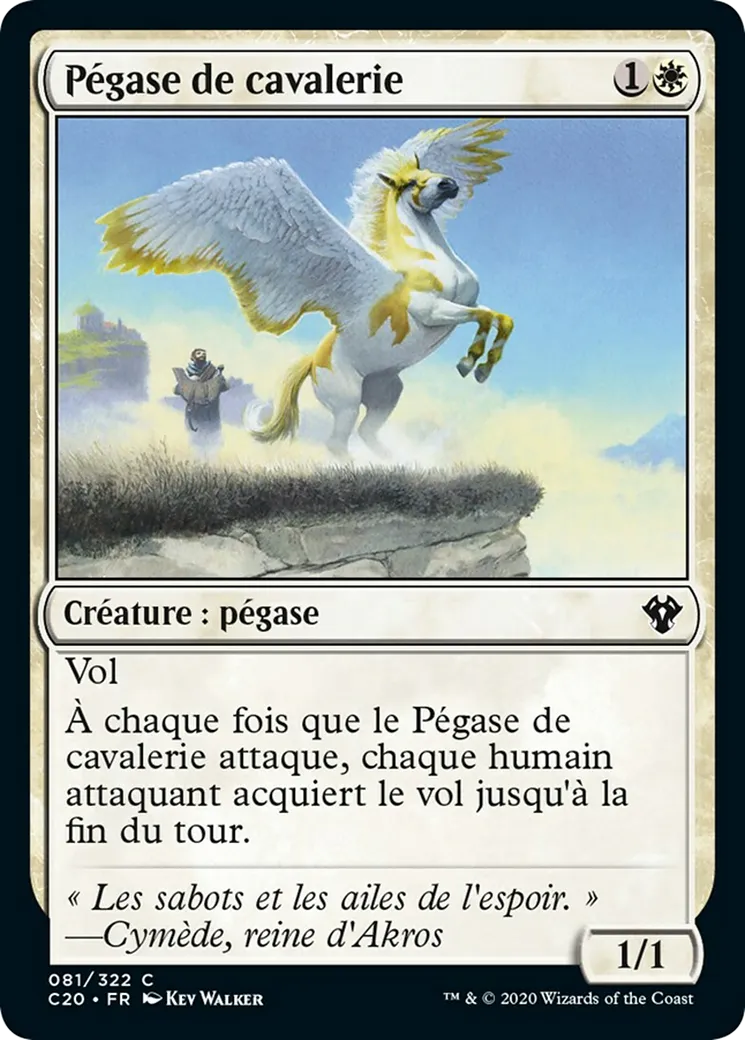 Pégase de cavalerie — Commander 2020 — Magic: The Gathering