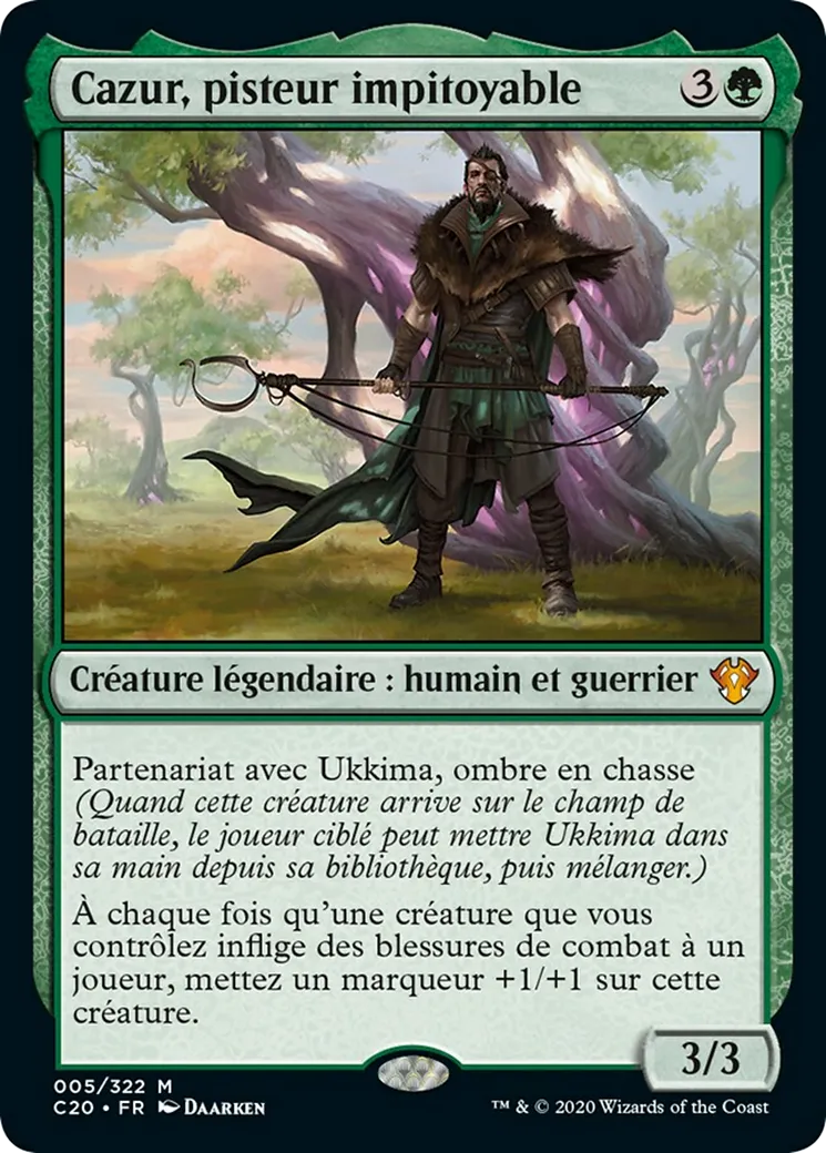 Cazur, pisteur impitoyable — Commander 2020 — Magic: The Gathering