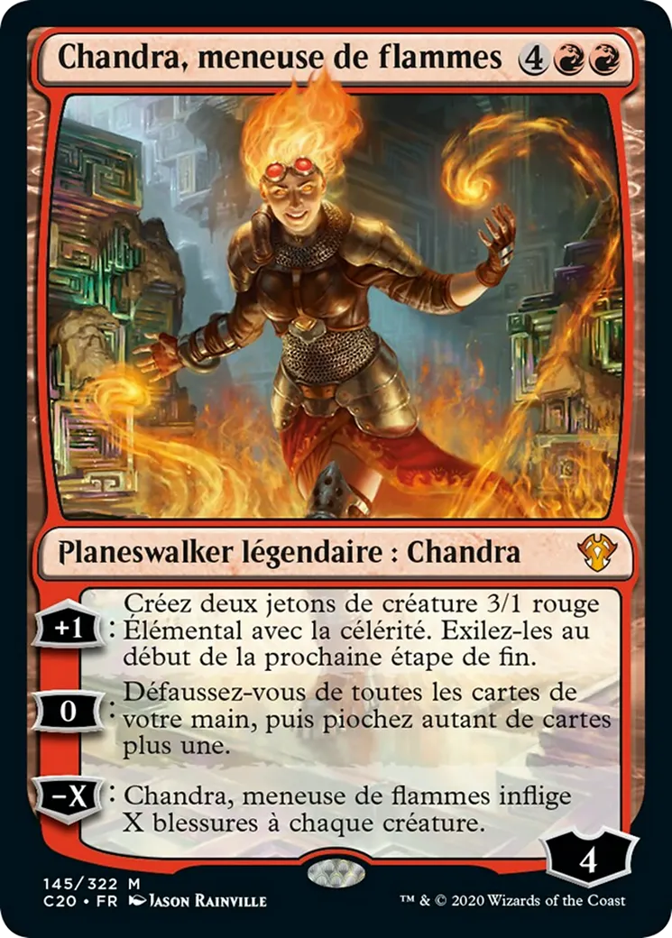 Chandra, meneuse de flammes — Commander 2020 — Magic: The Gathering