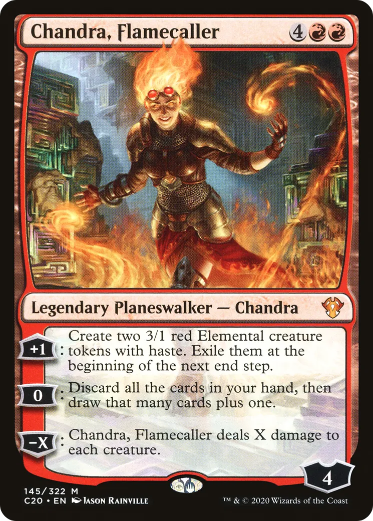 Chandra, Flamecaller — Commander 2020 — Magic: The Gathering