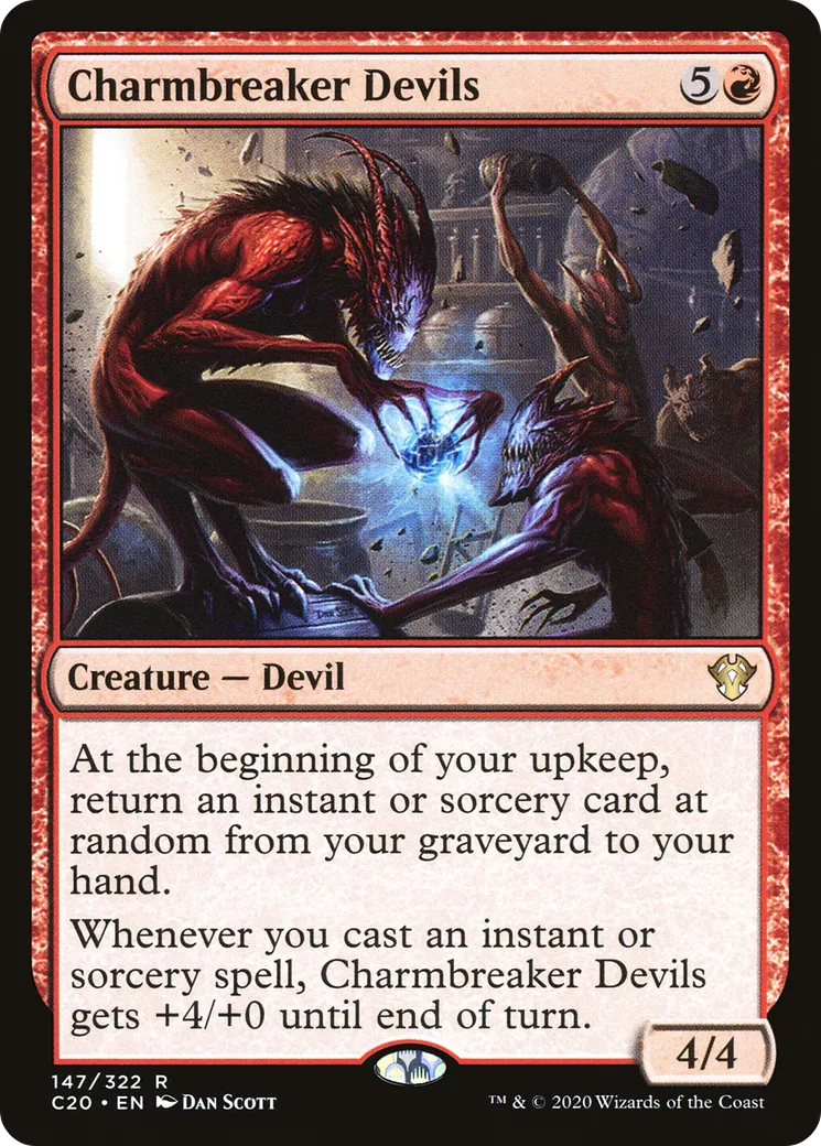 Charmbreaker Devils from Commander 2020 - Magic: The Gathering