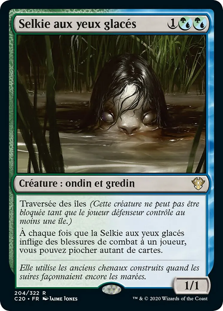Selkie aux yeux glacés — Commander 2020 — Magic: The Gathering
