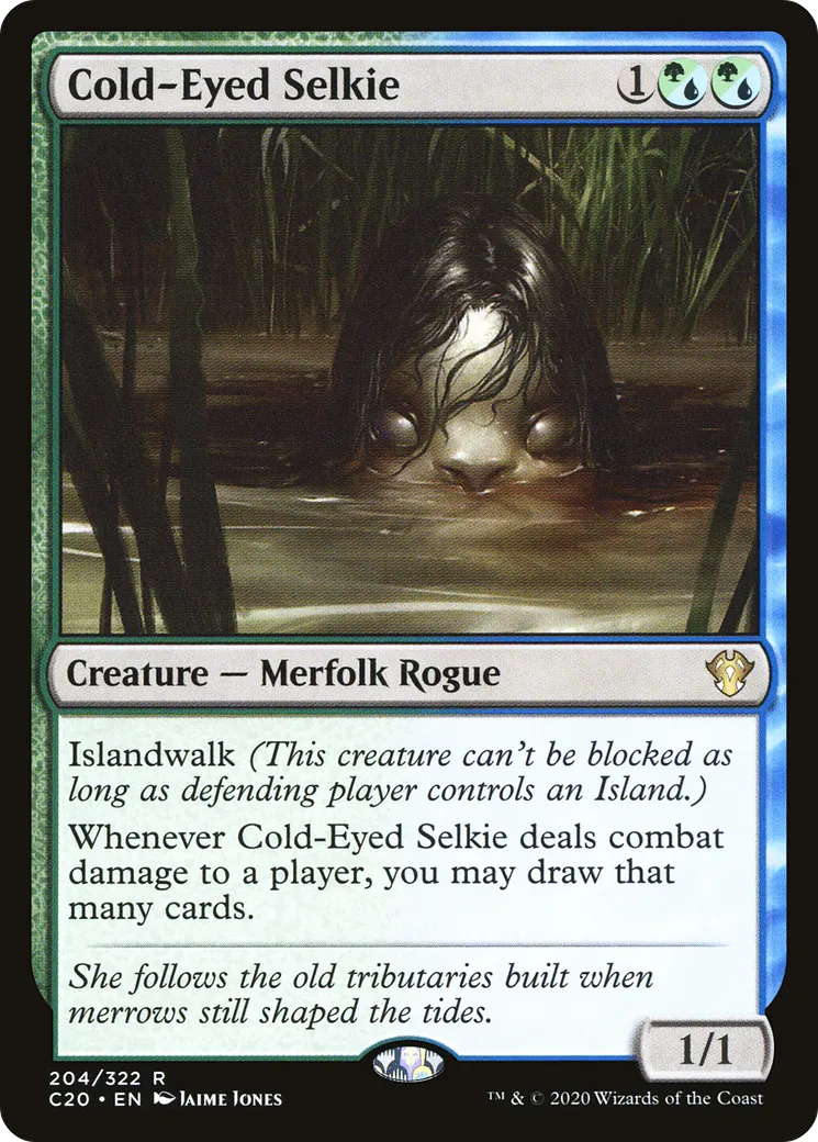 Cold-Eyed Selkie — Commander 2020 — Magic: The Gathering