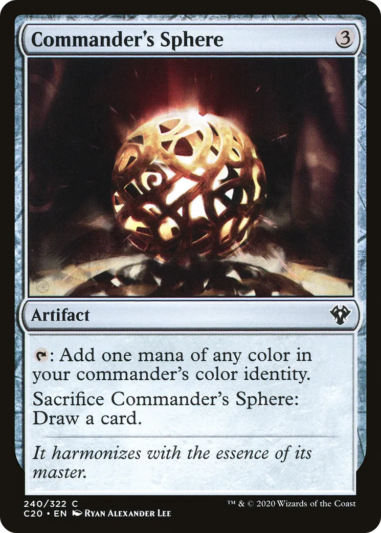 Sphère du commandant — Commander 2020 — Magic: The Gathering