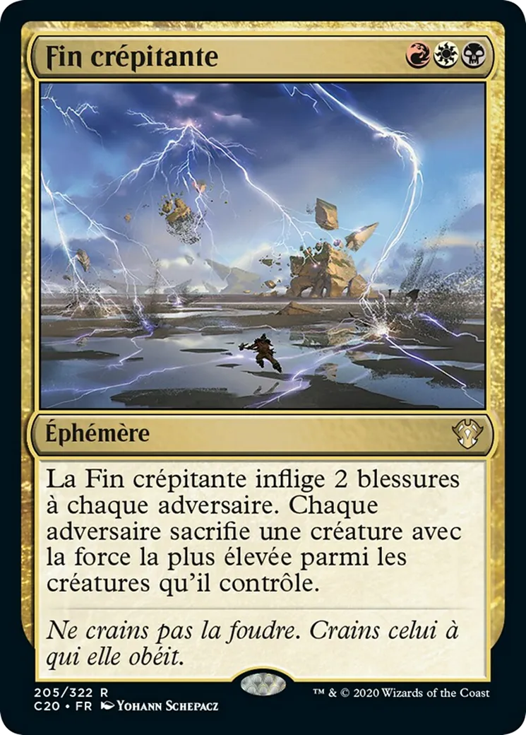 Fin crépitante — Commander 2020 — Magic: The Gathering