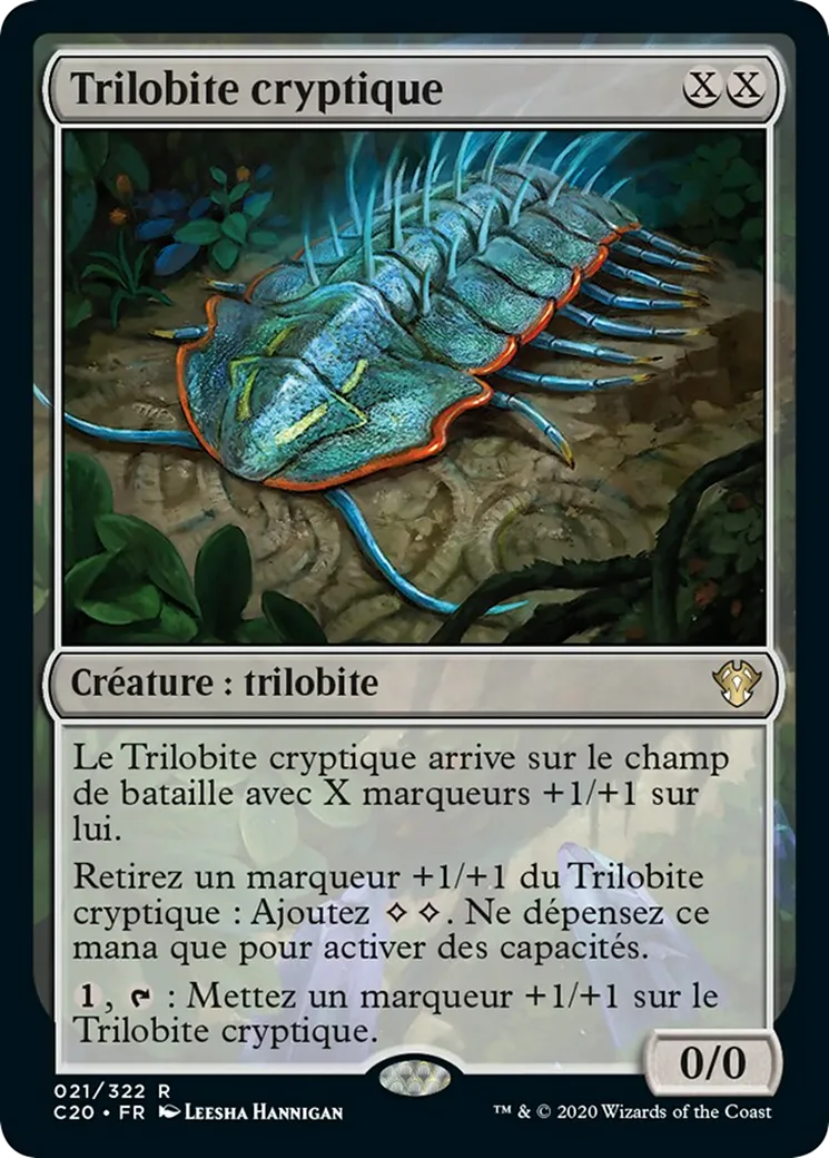 Trilobite cryptique — Commander 2020 — Magic: The Gathering