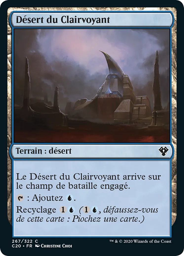 Désert du Clairvoyant from Commander 2020 - Magic: The Gathering