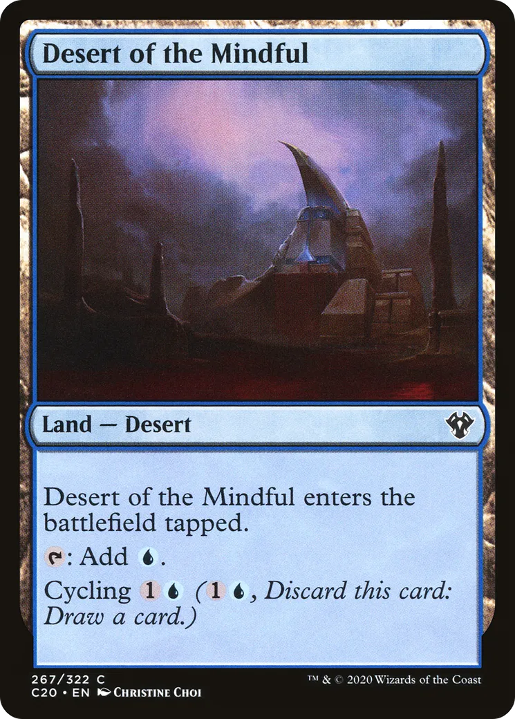 Desert of the Mindful — Commander 2020 — Magic: The Gathering