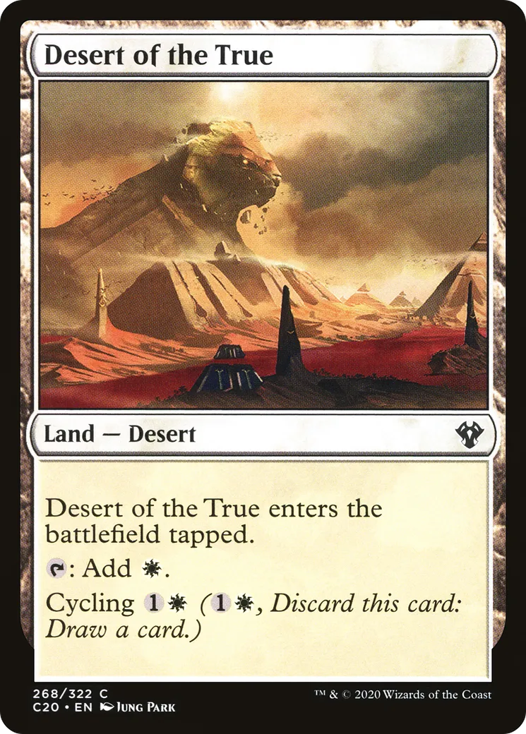 Desert of the True from Commander 2020 - Magic: The Gathering