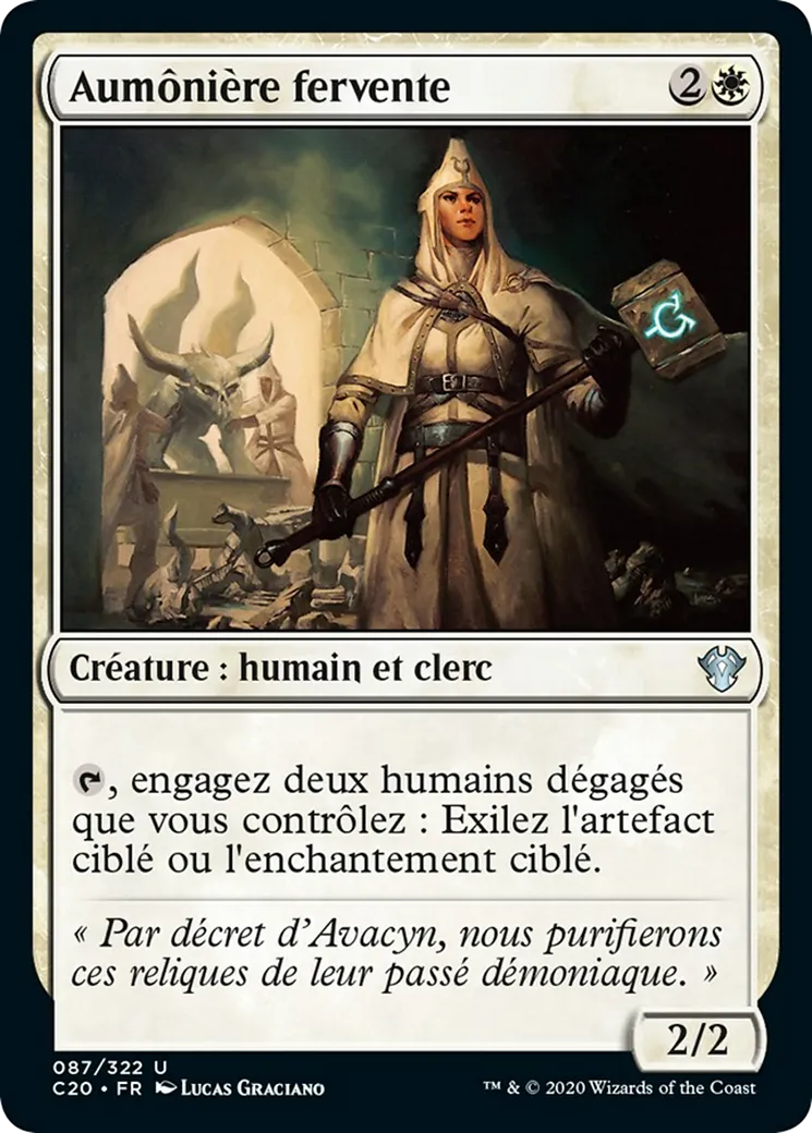 Aumônière fervente — Commander 2020 — Magic: The Gathering