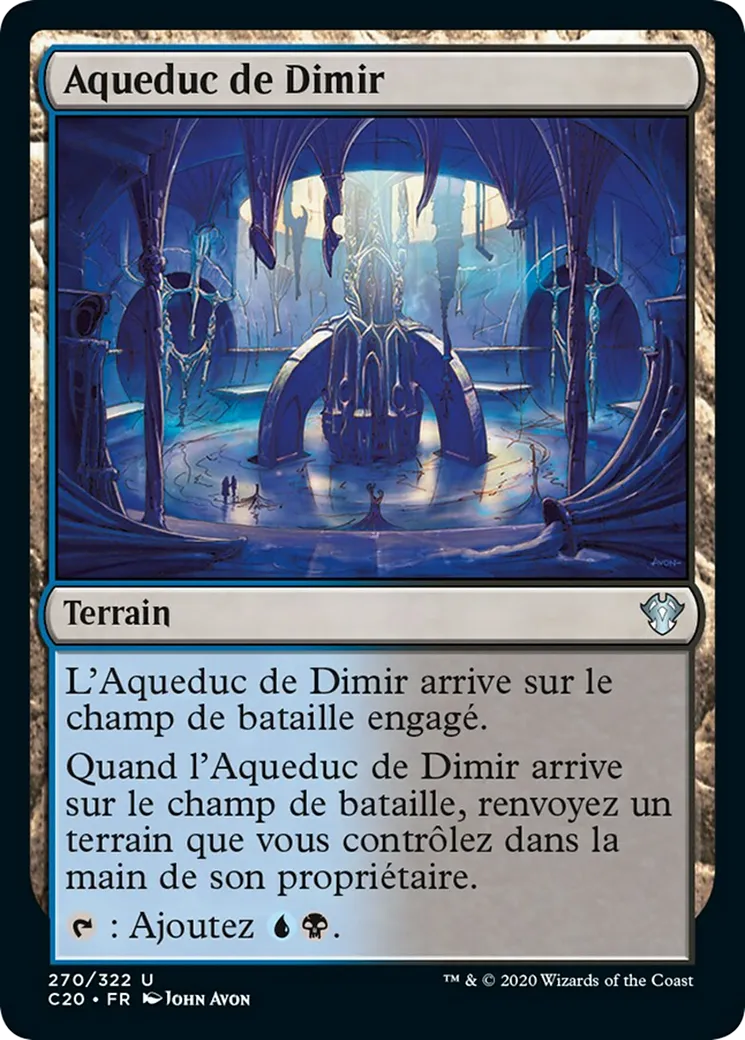 Aqueduc de Dimir — Commander 2020 — Magic: The Gathering