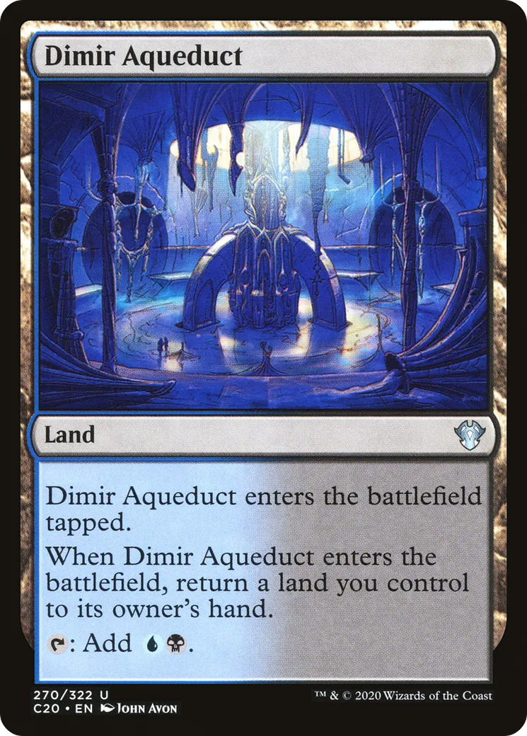 Dimir Aqueduct — Commander 2020 — Magic: The Gathering