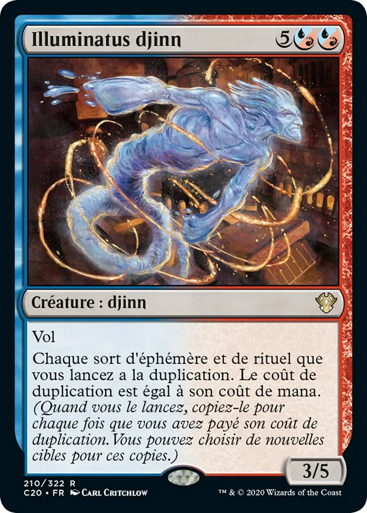 Illuminatus djinn — Commander 2020 — Magic: The Gathering