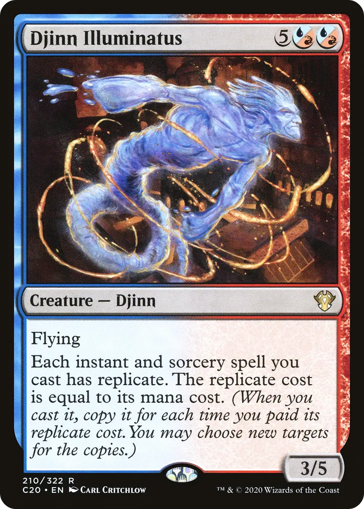 Illuminatus djinn — Commander 2020 — Magic: The Gathering