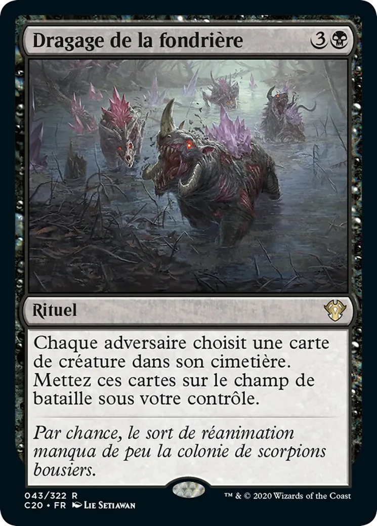 Dragage de la fondrière — Commander 2020 — Magic: The Gathering
