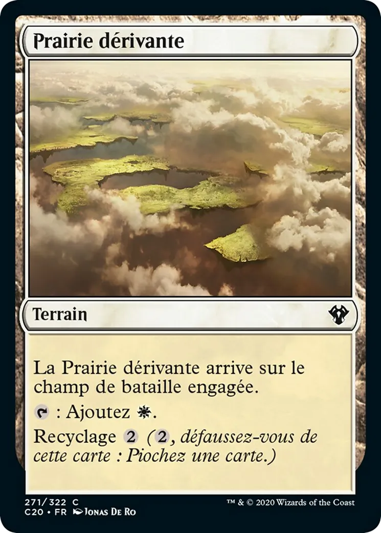 Prairie dérivante — Commander 2020 — Magic: The Gathering