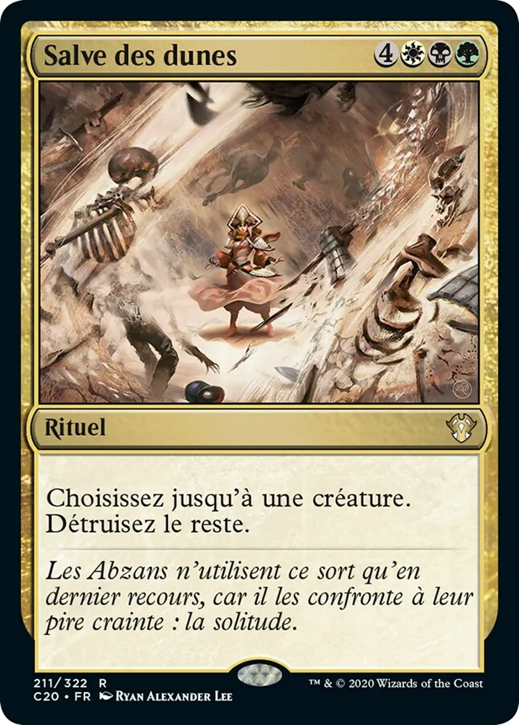 Salve des dunes — Commander 2020 — Magic: The Gathering