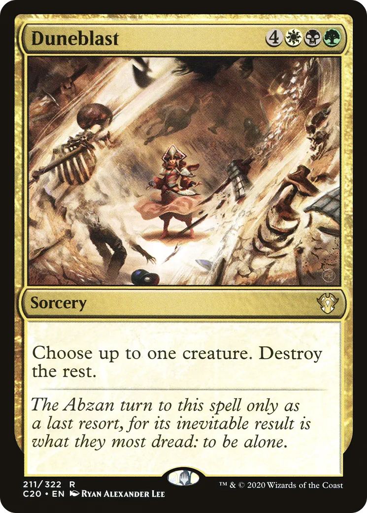 Salve des dunes — Commander 2020 — Magic: The Gathering