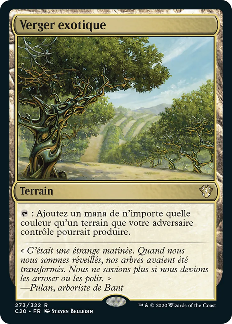 Verger exotique — Commander 2020 — Magic: The Gathering