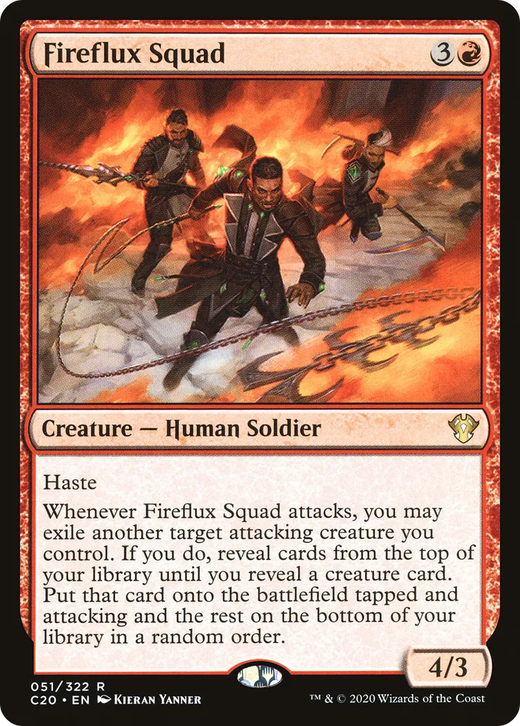 Fireflux Squad from Commander 2020 - Magic: The Gathering