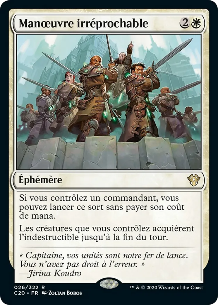 Manœuvre irréprochable — Commander 2020 — Magic: The Gathering