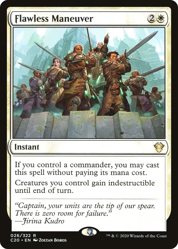 Manœuvre irréprochable — Commander 2020 — Magic: The Gathering