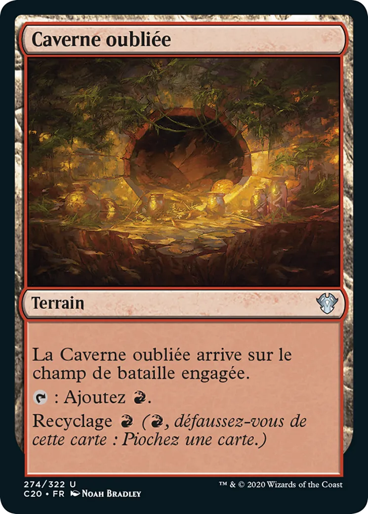 Caverne oubliée — Commander 2020 — Magic: The Gathering