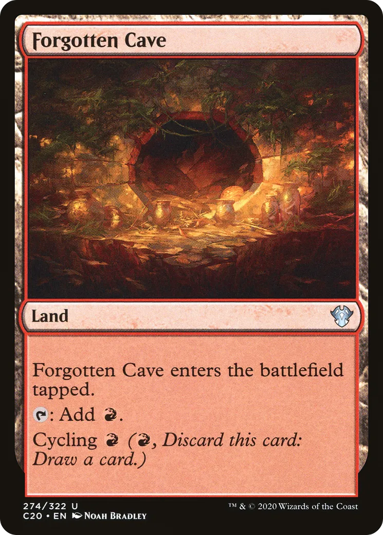 Forgotten Cave — Commander 2020 — Magic: The Gathering