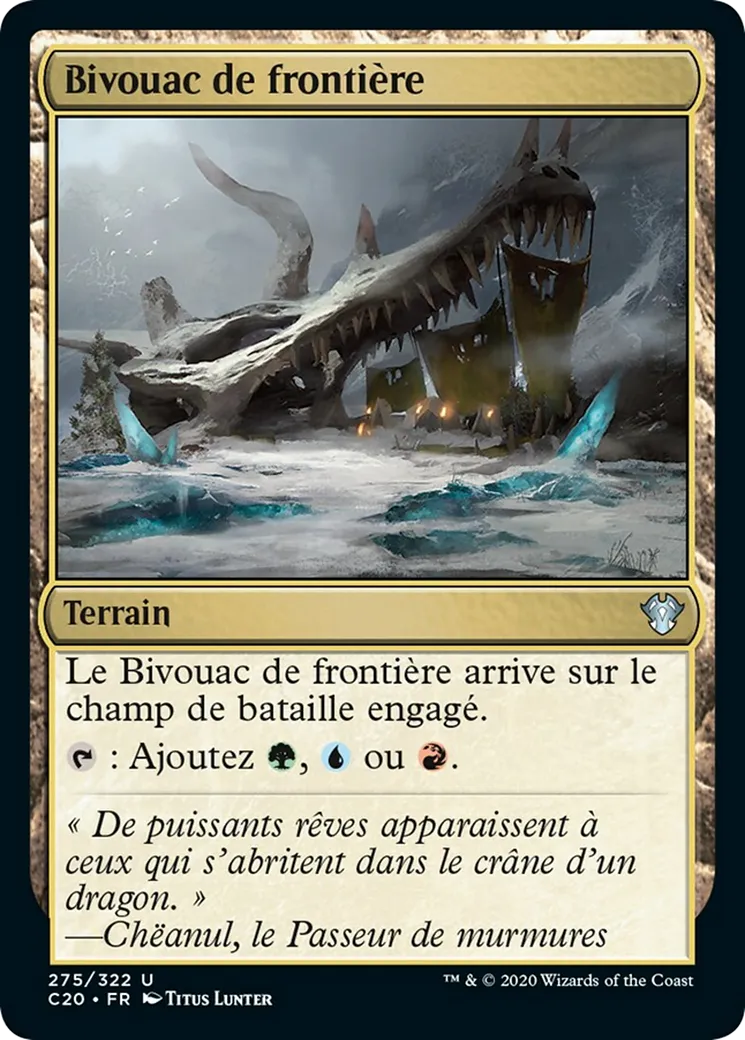 Bivouac de frontière — Commander 2020 — Magic: The Gathering