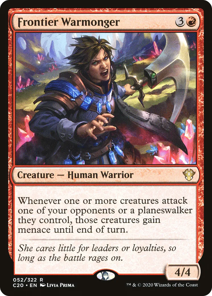 Frontier Warmonger — Commander 2020 — Magic: The Gathering
