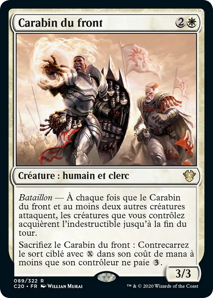 Carabin du front from Commander 2020 - Magic: The Gathering